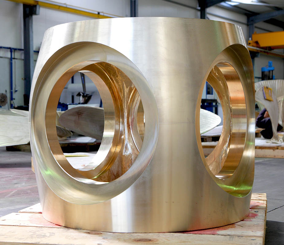 Fundilusa foundry, bronze marine propeller component