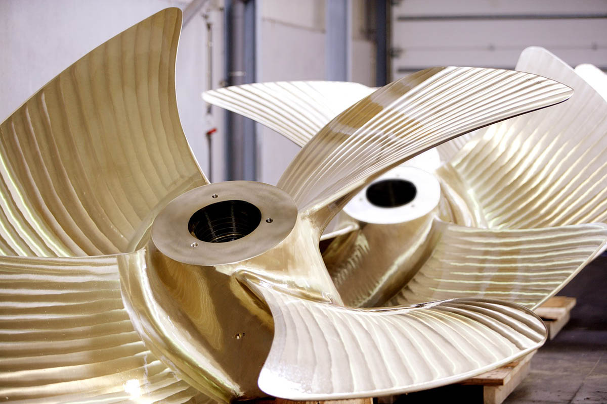 Fundilusa foundry, bronze marine propeller component