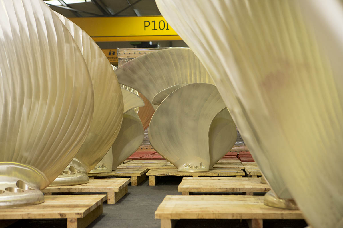 Blades at the Fundilusa foundry